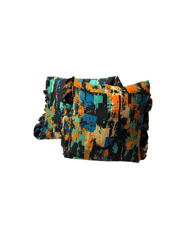 Decorative African Print Throw Pillow Covers #7