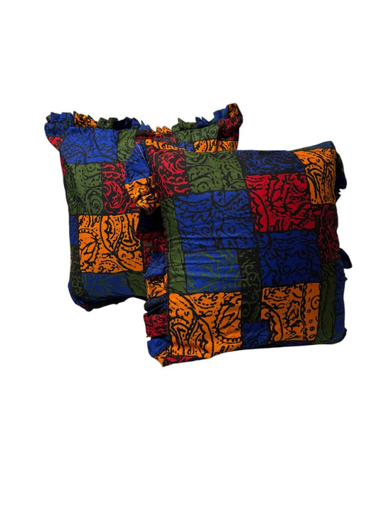 Decorative African Print Throw Pillow Covers #4