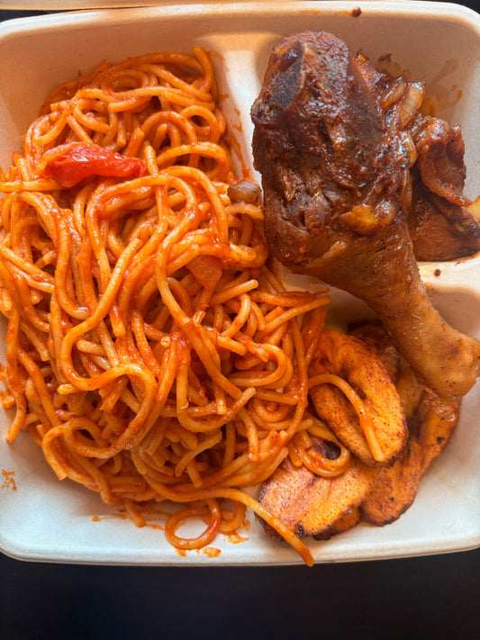 Jollof Spaghetti